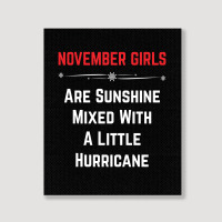 November Girls Portrait Canvas Print | Artistshot