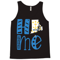 Home Rhode Island In Art Block Letters Tank Top | Artistshot