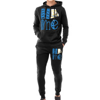 Home Rhode Island In Art Block Letters Hoodie & Jogger Set | Artistshot