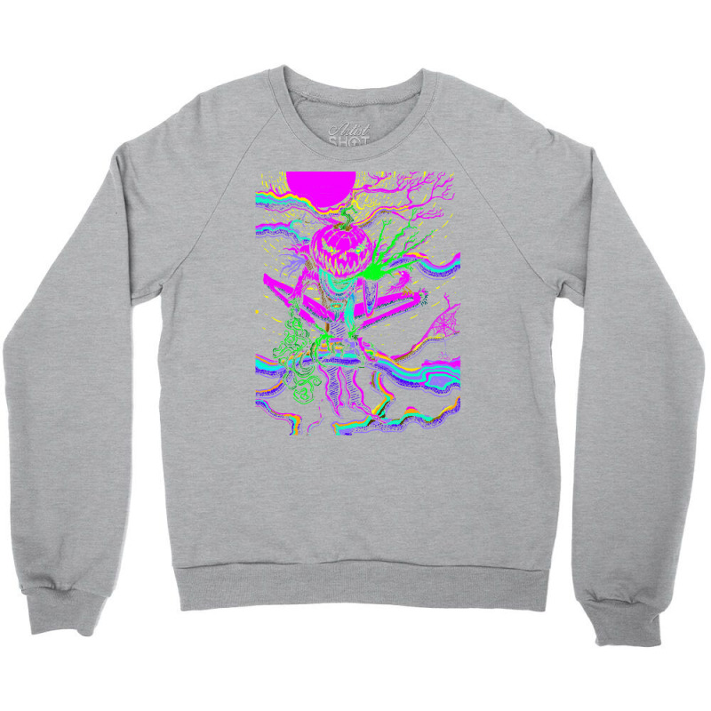 Trippy Halloween T Shirt Crewneck Sweatshirt | Artistshot