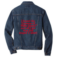 I Found The Treasure Of MÊlÉe Island Men Denim Jacket | Artistshot