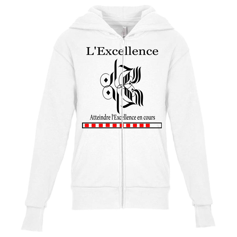 L'excellence7 Youth Zipper Hoodie by nowlam | Artistshot