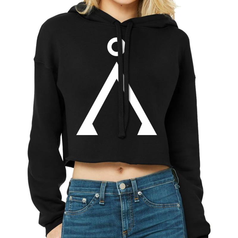 Stargate Earth Symbol Cropped Hoodie by cm-arts | Artistshot