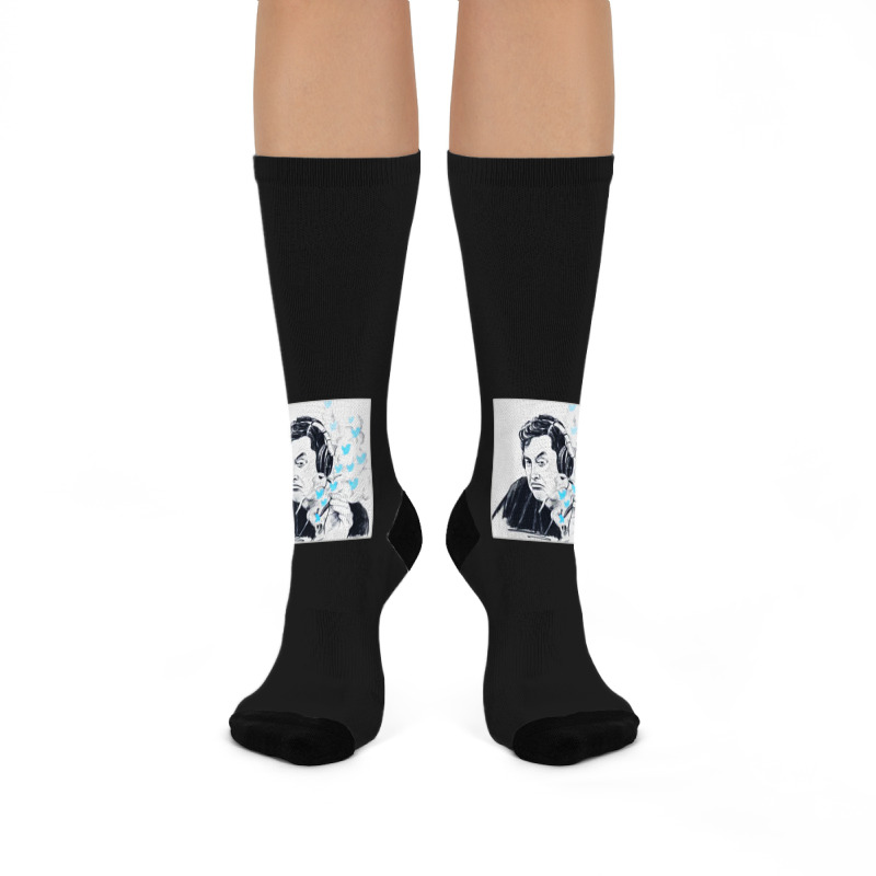 #elon Musk Crew Socks | Artistshot