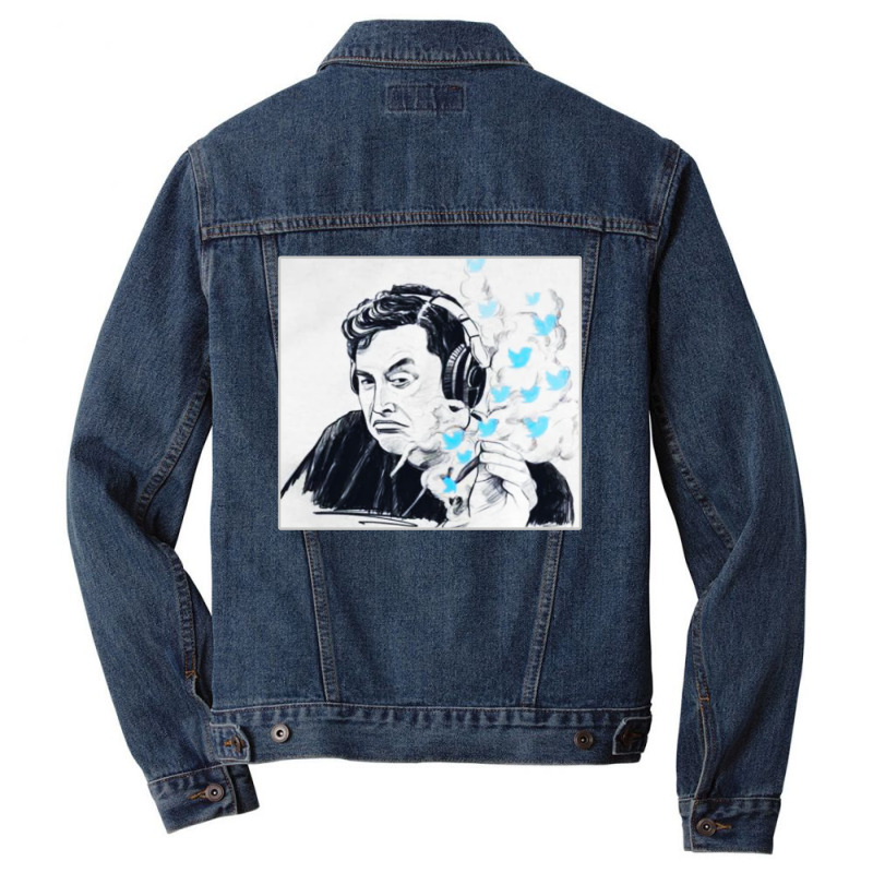 #elon Musk Men Denim Jacket | Artistshot