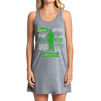 Stargate Sg-1 - Jack Quotes (greenwhite Design) Fitted Tank Dress | Artistshot