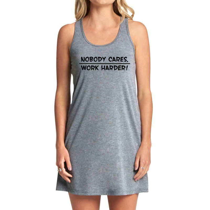 Lamar Jackson Nobody Cares Work Harder For Dark Tank Dress by coşkun | Artistshot