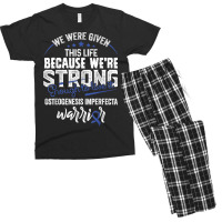 We're Strong  Osteogenesis Imperfecta Awareness Supporter Men's T-shirt Pajama Set | Artistshot