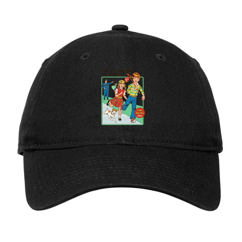 Let's Run Away Adjustable Cap by BrendonPatton | Artistshot