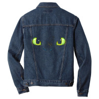 Toothless Fiery Eyes Men Denim Jacket | Artistshot