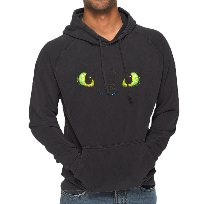 Toothless Fiery Eyes Vintage Hoodie | Artistshot