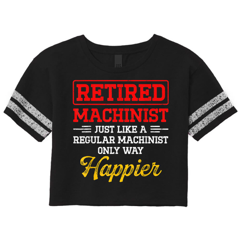 Machinist Way Machine Operator Machining Scorecard Crop Tee by Uniform | Artistshot