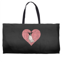 Rat Terrier Valentines Day Dog Love Fingerprint Weekender Totes | Artistshot