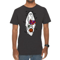 Cute Floral Ghost Women's Halloween Vintage T-shirt | Artistshot