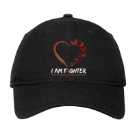 I Am Fighter Hypopharyngeal Cancer Awareness Shirt Butterfly Adjustable Cap | Artistshot