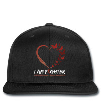 I Am Fighter Hypopharyngeal Cancer Awareness Shirt Butterfly Printed Hat | Artistshot