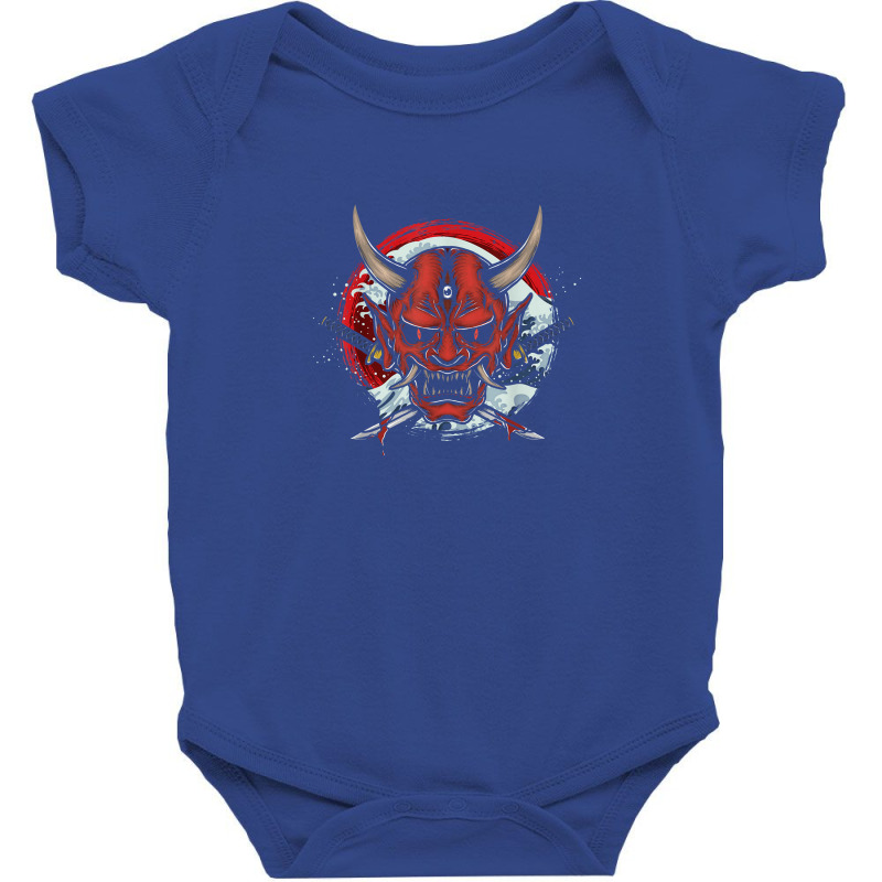 Japanese Samurai Japan Sinobi Ninja Swords Katana Kendo Baby Bodysuit by cm-arts | Artistshot