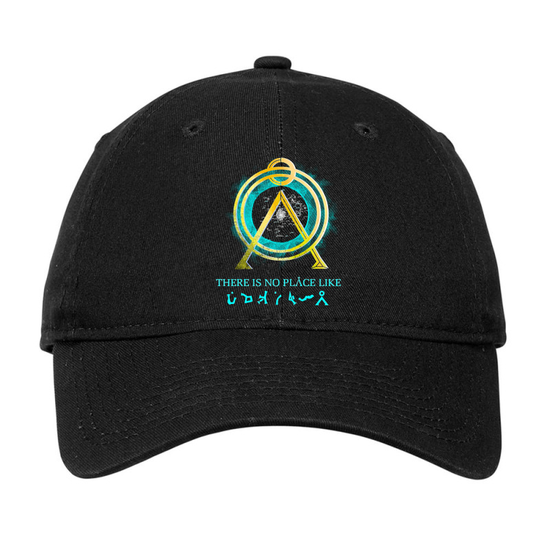 There Is No Place Like Home Vintage Stargate Adjustable Cap by cm-arts | Artistshot