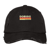 Dominic Gift Name Personalized Funny Retro Vintage Birthday Vintage Cap | Artistshot