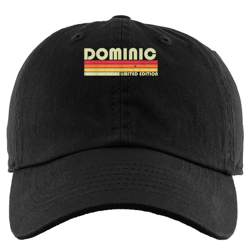 Dominic Gift Name Personalized Funny Retro Vintage Birthday Kids Cap by StaceyDebbie | Artistshot