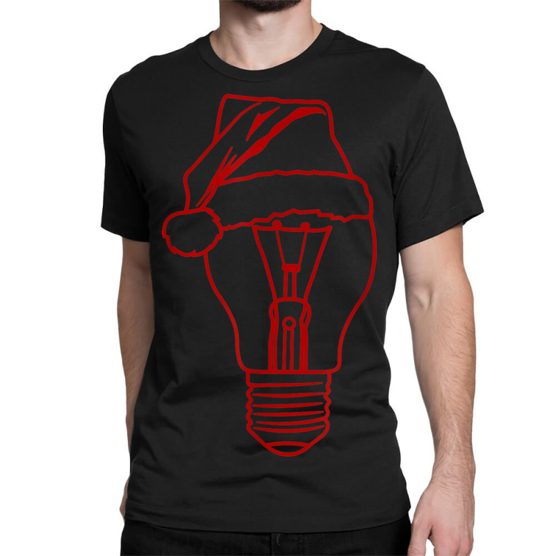 Electrician For Electronics Technician Christmas Light Lamp Classic T-shirt by Dapper | Artistshot