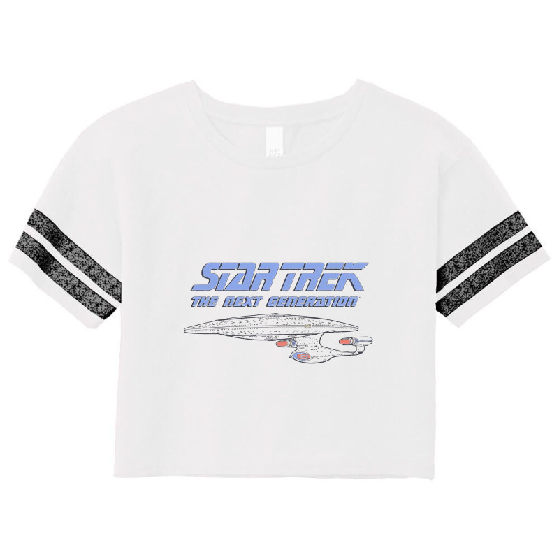 Distressed Tng Scorecard Crop Tee by eleducky | Artistshot