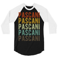 Pascani City Romania Retro 3/4 Sleeve Shirt | Artistshot