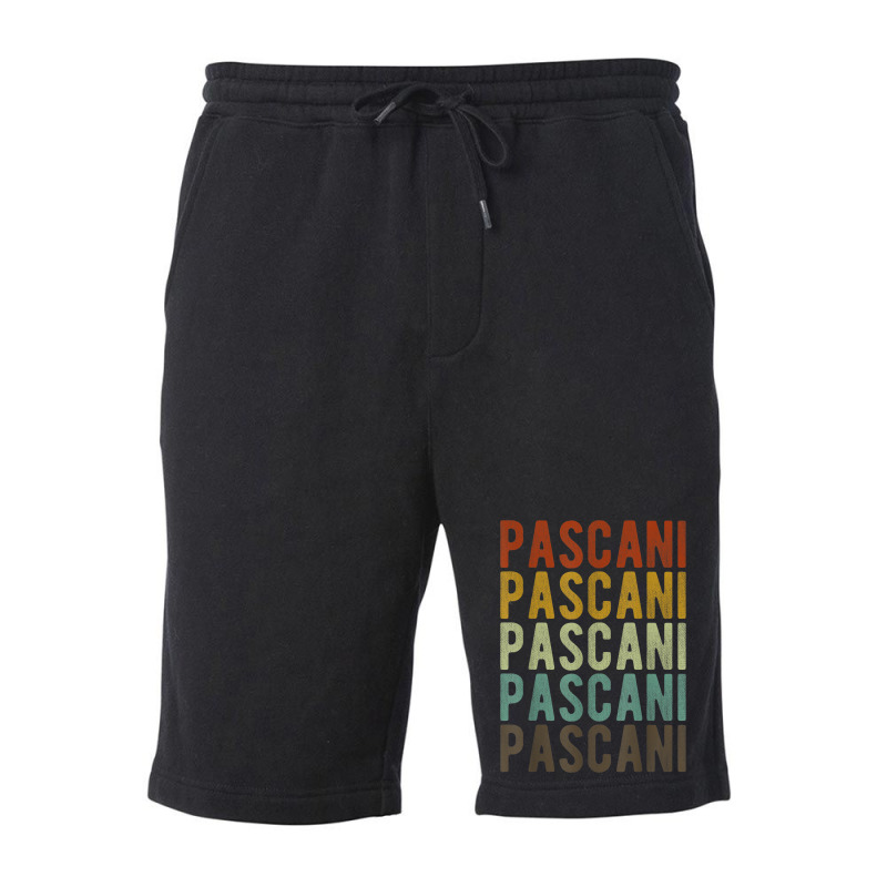 Pascani City Romania Retro Fleece Short | Artistshot