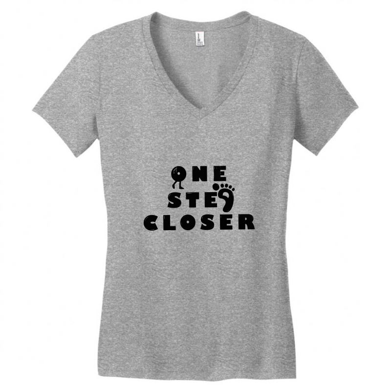 One Step Closer Women's V-Neck T-Shirt by cm-arts | Artistshot