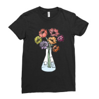 Erlenmeyer Bouquet Ladies Fitted T-shirt | Artistshot