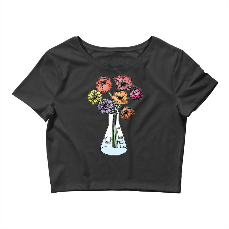 Erlenmeyer Bouquet Crop Top by cm-arts | Artistshot