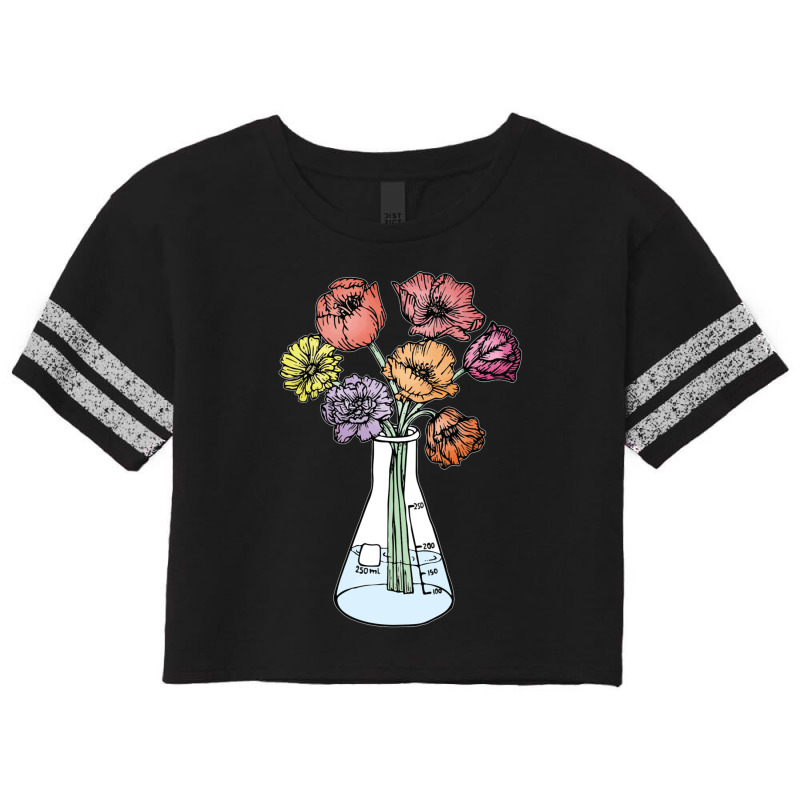 Erlenmeyer Bouquet Scorecard Crop Tee by cm-arts | Artistshot