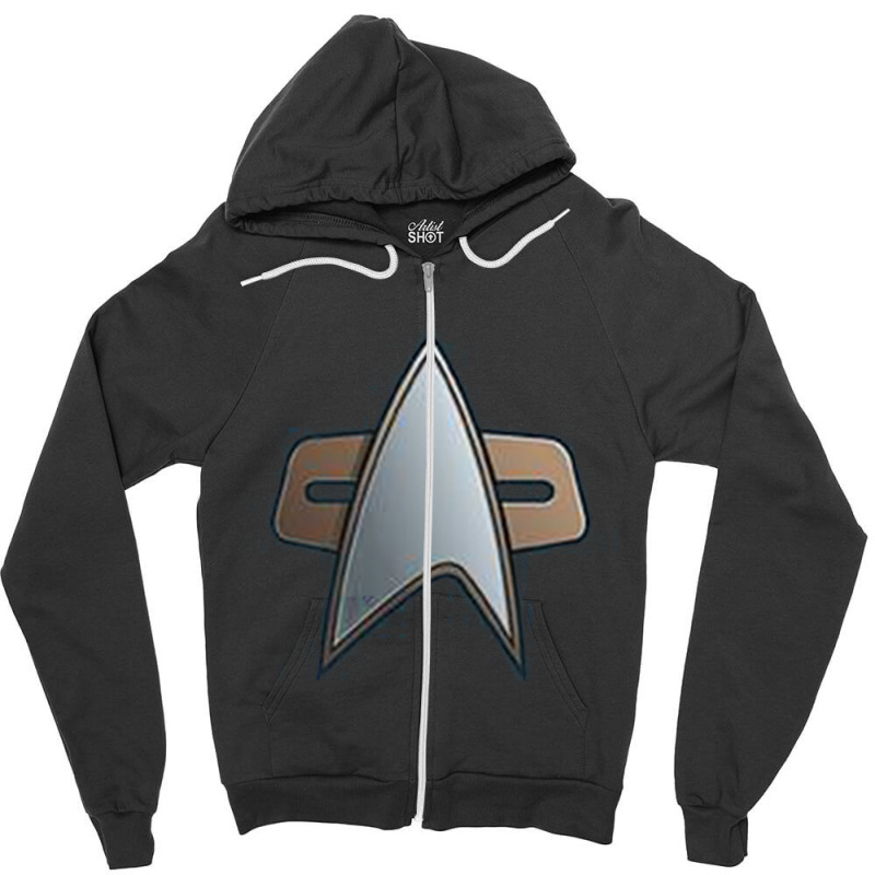 Ds9 Science Emblem Zipper Hoodie | Artistshot