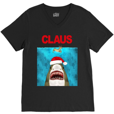 Claus V-neck Tee Designed By Petruck Art