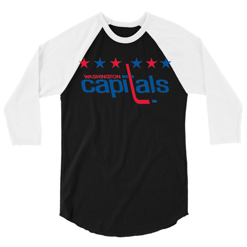 Capitals Merch Classic 3/4 Sleeve Shirt by cm-arts | Artistshot