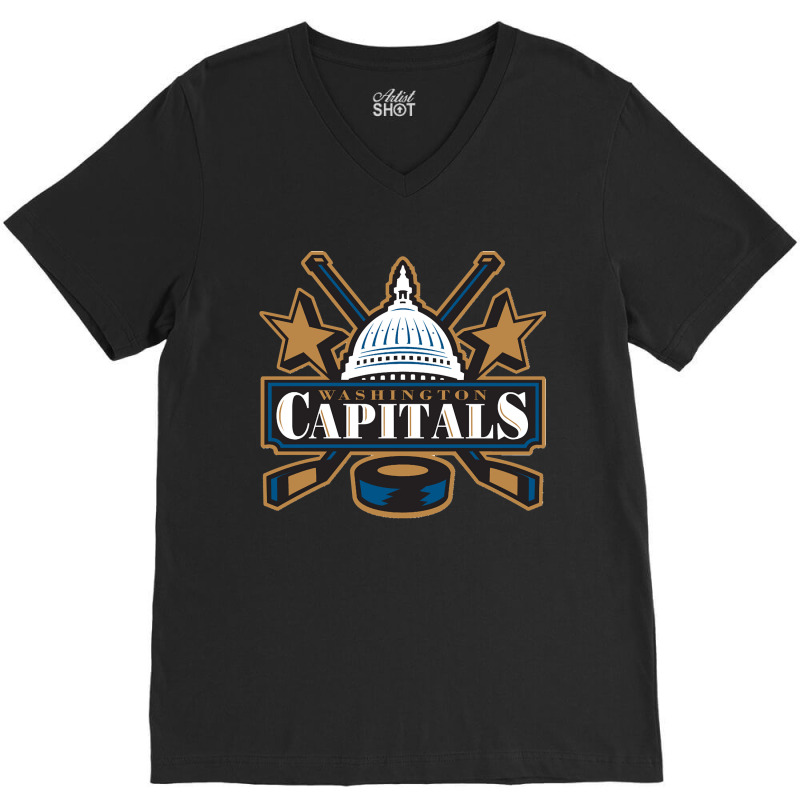 Capitals Washingtonvintage V-Neck Tee by cm-arts | Artistshot