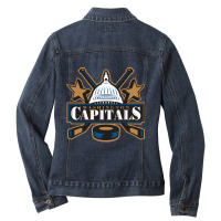 Capitals Washingtonvintage Ladies Denim Jacket | Artistshot