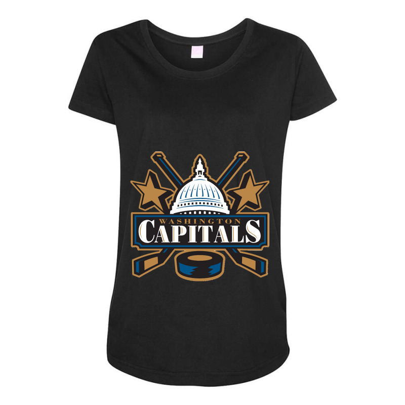 Capitals Washingtonvintage Maternity Scoop Neck T-shirt by cm-arts | Artistshot