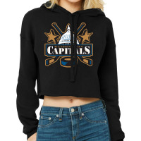 Capitals Washingtonvintage Cropped Hoodie | Artistshot