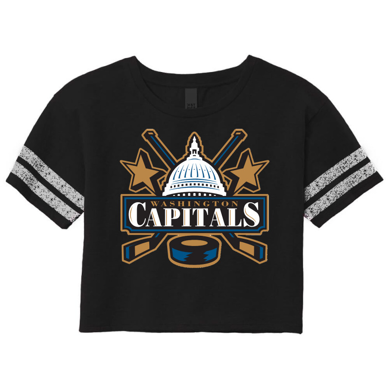 Capitals Washingtonvintage Scorecard Crop Tee by cm-arts | Artistshot