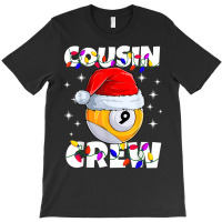 Billiard 9 Ball Play Pool Cousin Crew Christmas Lights T-shirt | Artistshot