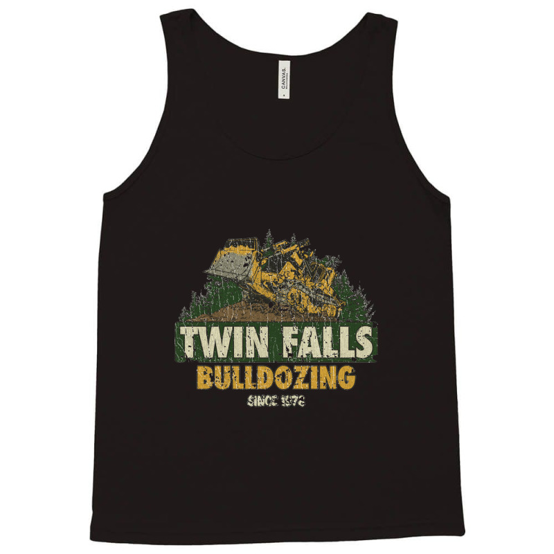 Twin Falls Bulldozing 1978, Bulldozer Tank Top | Artistshot