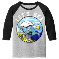 Marine Biologist Let's Sea! Youth 3/4 Sleeve | Artistshot