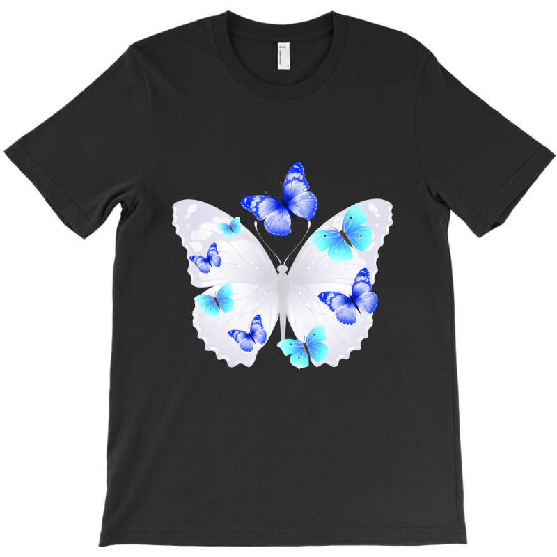 Light Blue Butterfly T-shirt | Artistshot