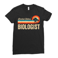 Biologist Funny Birthday Retro Vintage Men Women Dad Ladies Fitted T-shirt | Artistshot