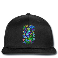 Marine Biologist Ocean Life Drawing Seahorse Printed Hat | Artistshot