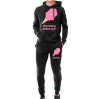 Wyoming State Fair Pink Cotton Candy County Fair Hoodie & Jogger Set | Artistshot