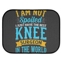 Knee Surgery Warrior   Knee Joint Replacement Surgeries Rear Car Mat | Artistshot