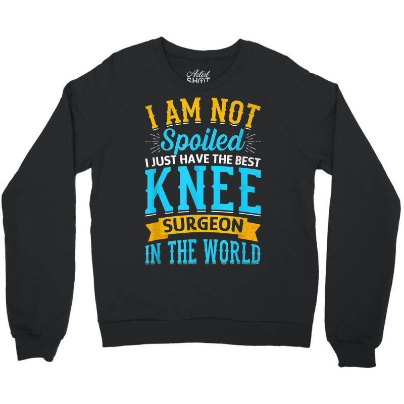 Knee Surgery Warrior   Knee Joint Replacement Surgeries Crewneck Sweatshirt | Artistshot