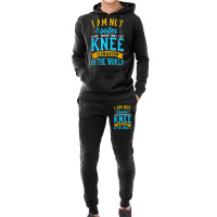 Knee Surgery Warrior   Knee Joint Replacement Surgeries Hoodie & Jogger Set | Artistshot